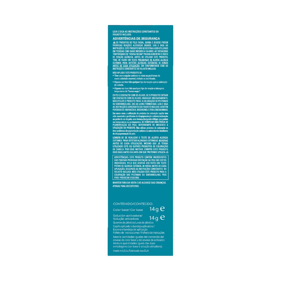 Just For Men Gel Colorante Bigote Y Barba Tono Castaño Claro, 30ml image number null