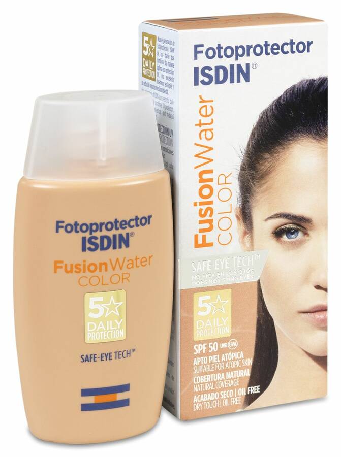 Isdin Fusion Water Color Medium Fotoprotector SPF 50, 50 ml image number null