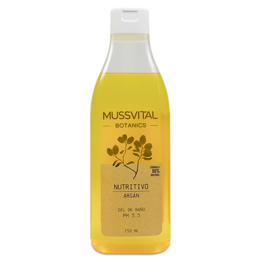 Mussvital Essentials Gel de Baño Aceite de Argán, 750 ml image number null