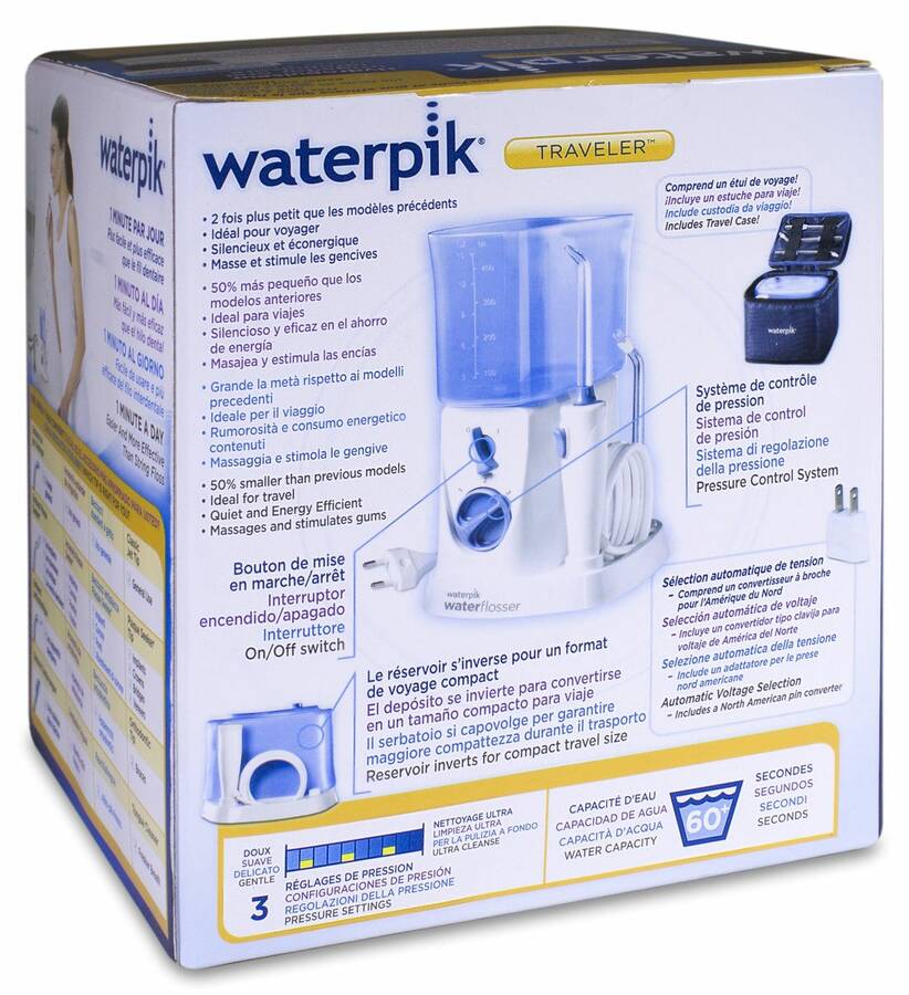 Waterpik Wp- 300 Traveler Irrigador Bucal Eléctrico, 1 Ud image number null