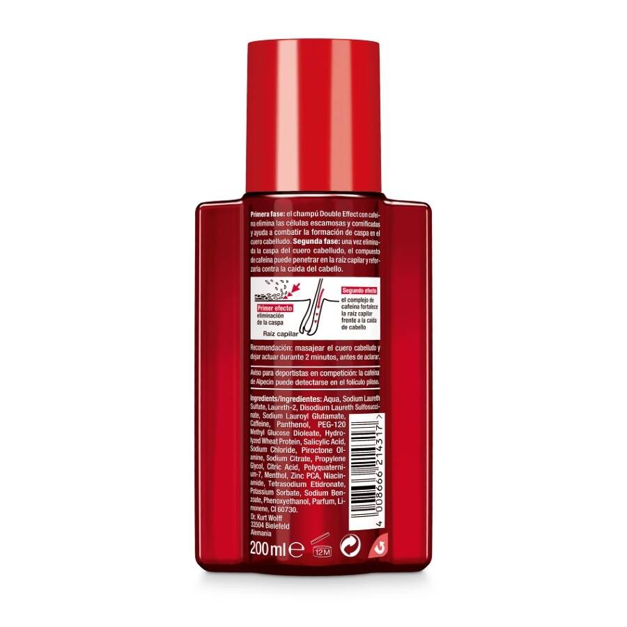 Alpecin Champú Doble Efecto, 200 ml image number null