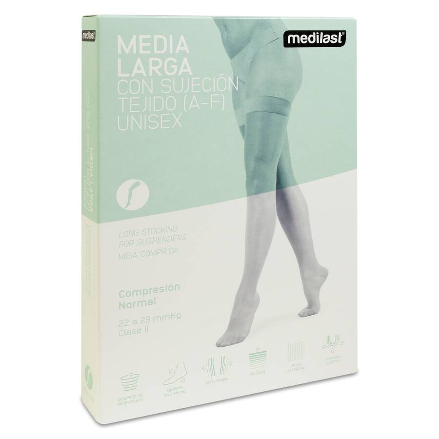 Medilast Media Larga de Compresión Normal Beige Talla Mediana, 1 Ud image number null