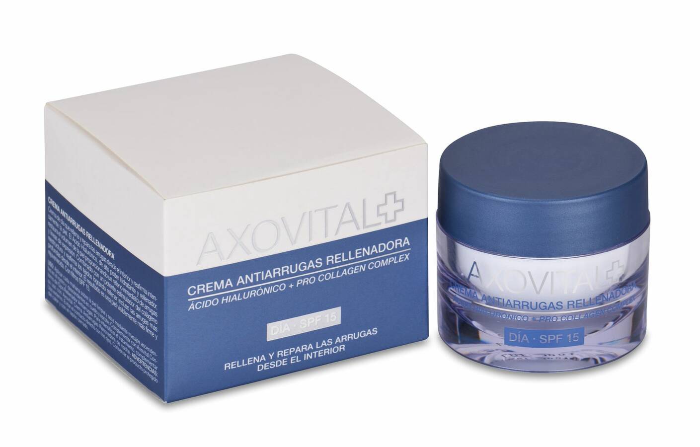 Axovital Crema Antiarrugas Rellenadora Día SPF 15, 50 ml image number null