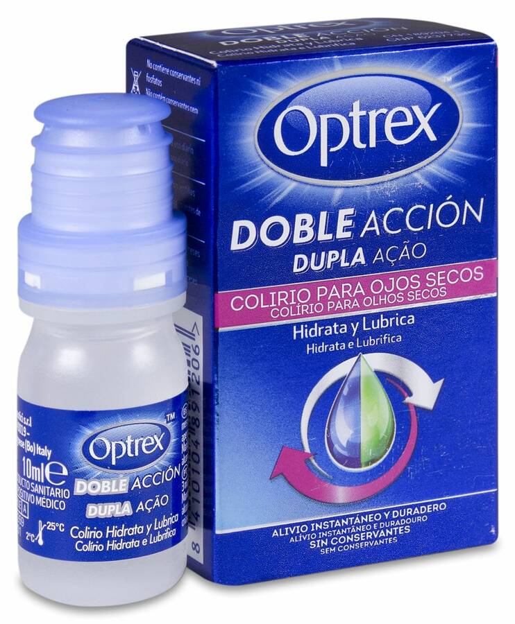 Optrex doble acción para ojos secos - multidosis