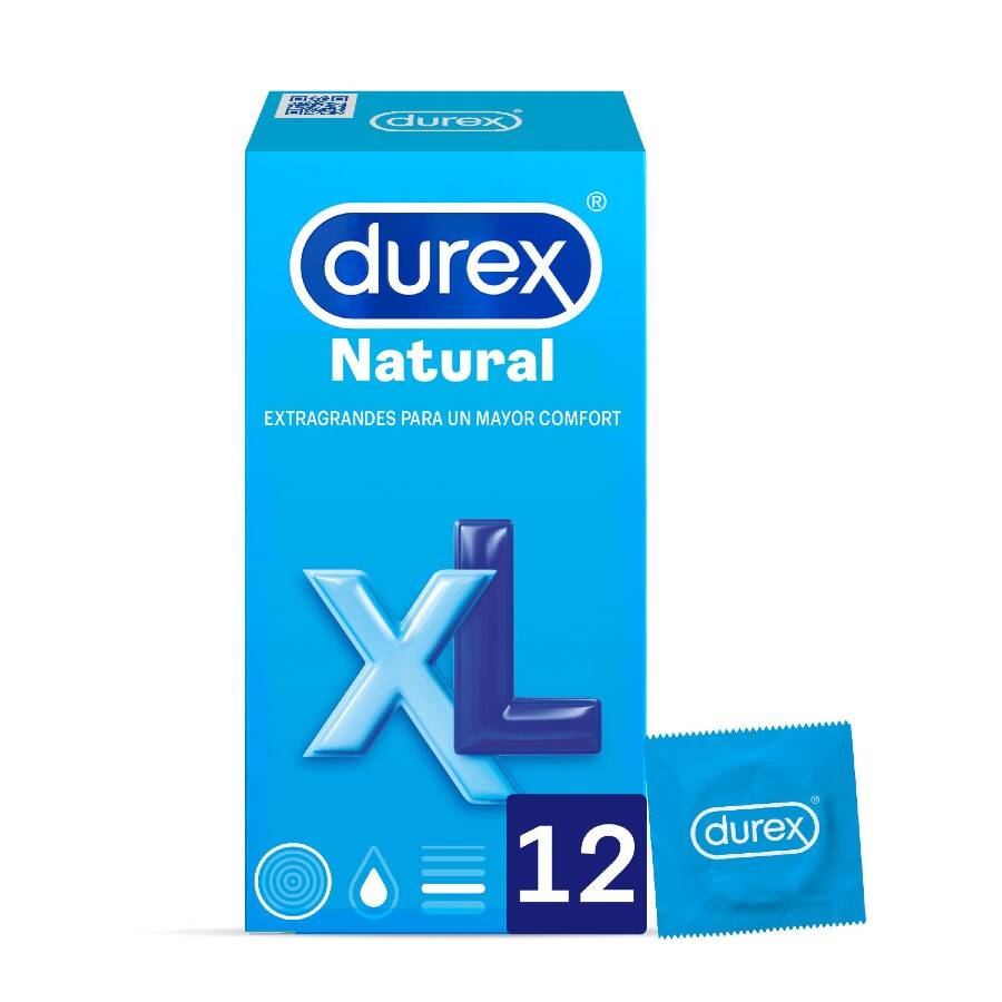 Durex Natural XL, 12 Uds image number null