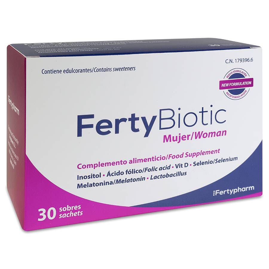 FertyBiotic Mujer, 30 Sobres image number null