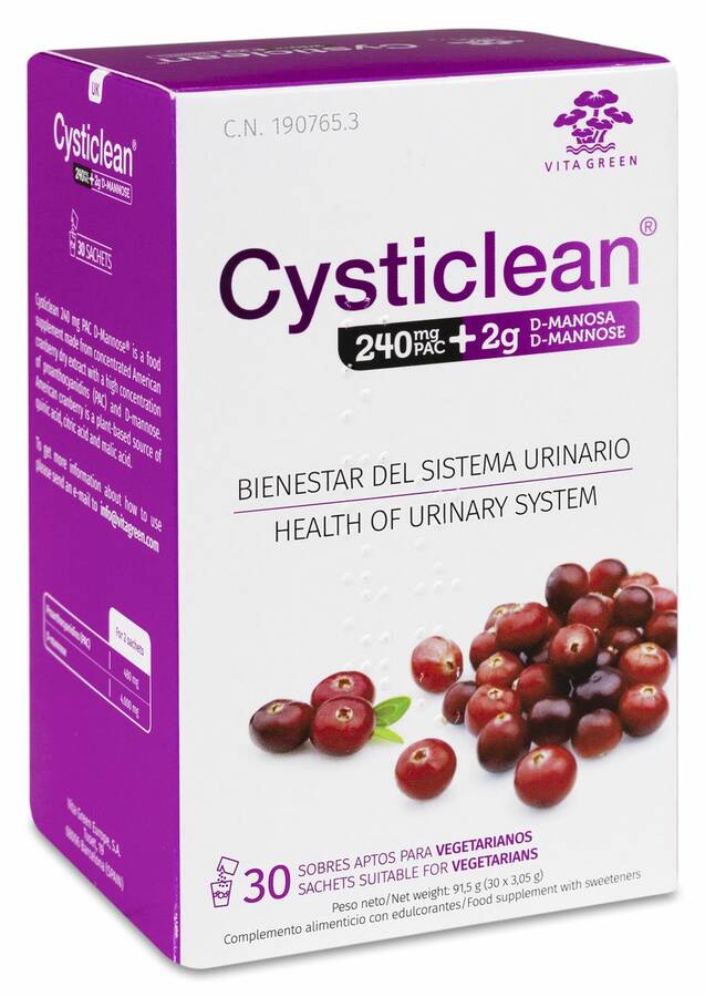 Cysticlean D-Manosa, 30 Sobres image number null