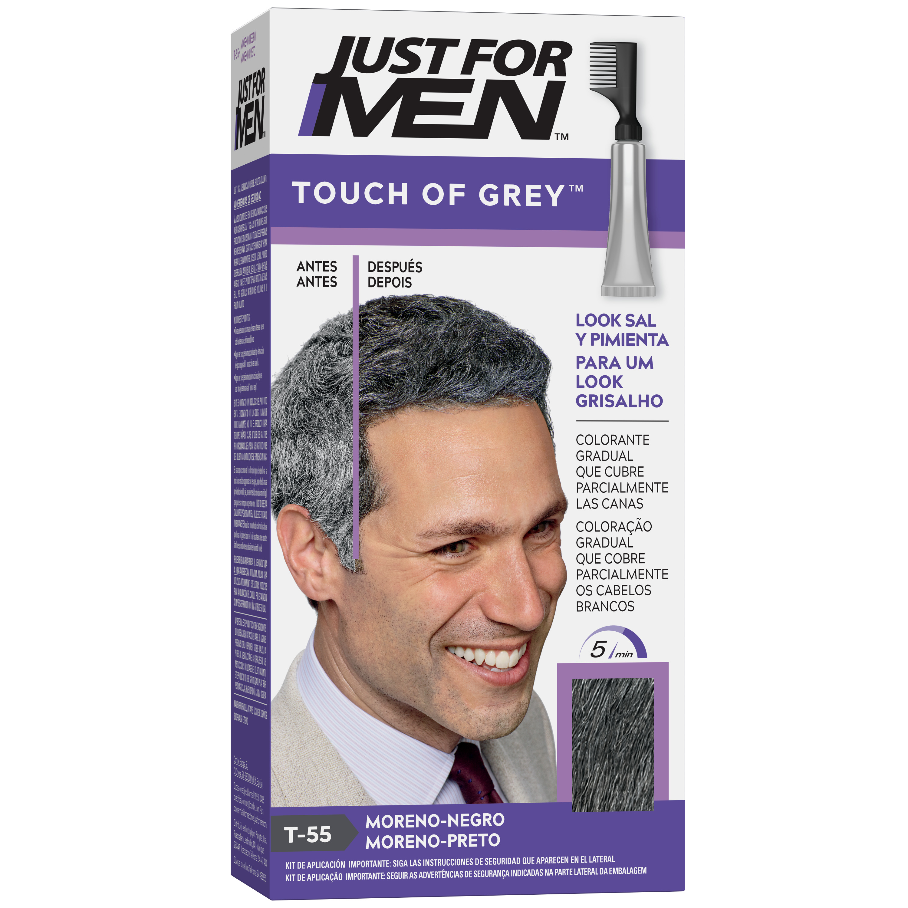 Just for Men Touch of Grey Moreno-Negro, 40 g image number null