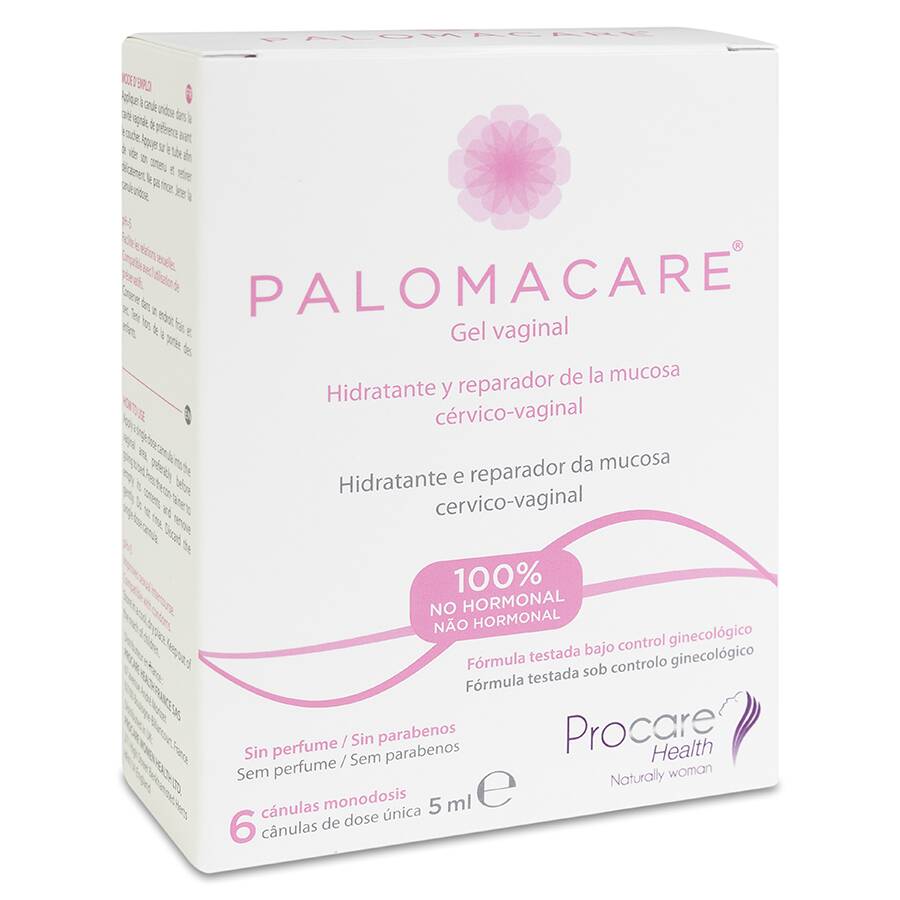 Palomacare Gel Vaginal Hidratante y Reparador, 6 Uds image number null