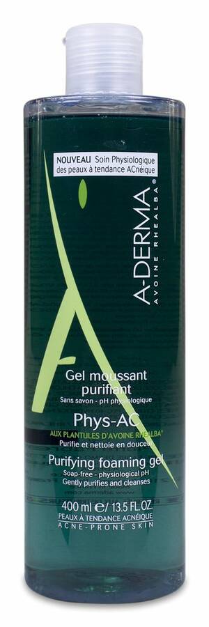 A-Derma Phys-AC Gel Limpiador, 400 ml image number null