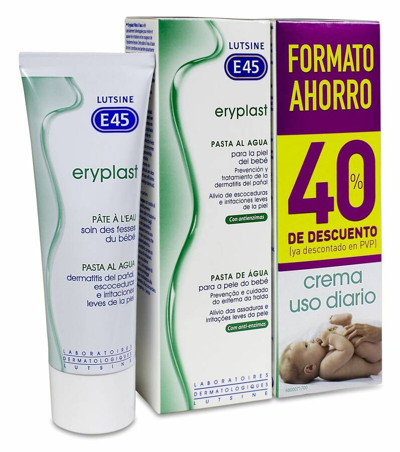 Duplo Eryplast Pasta al Agua, 2 x 125 g image number null