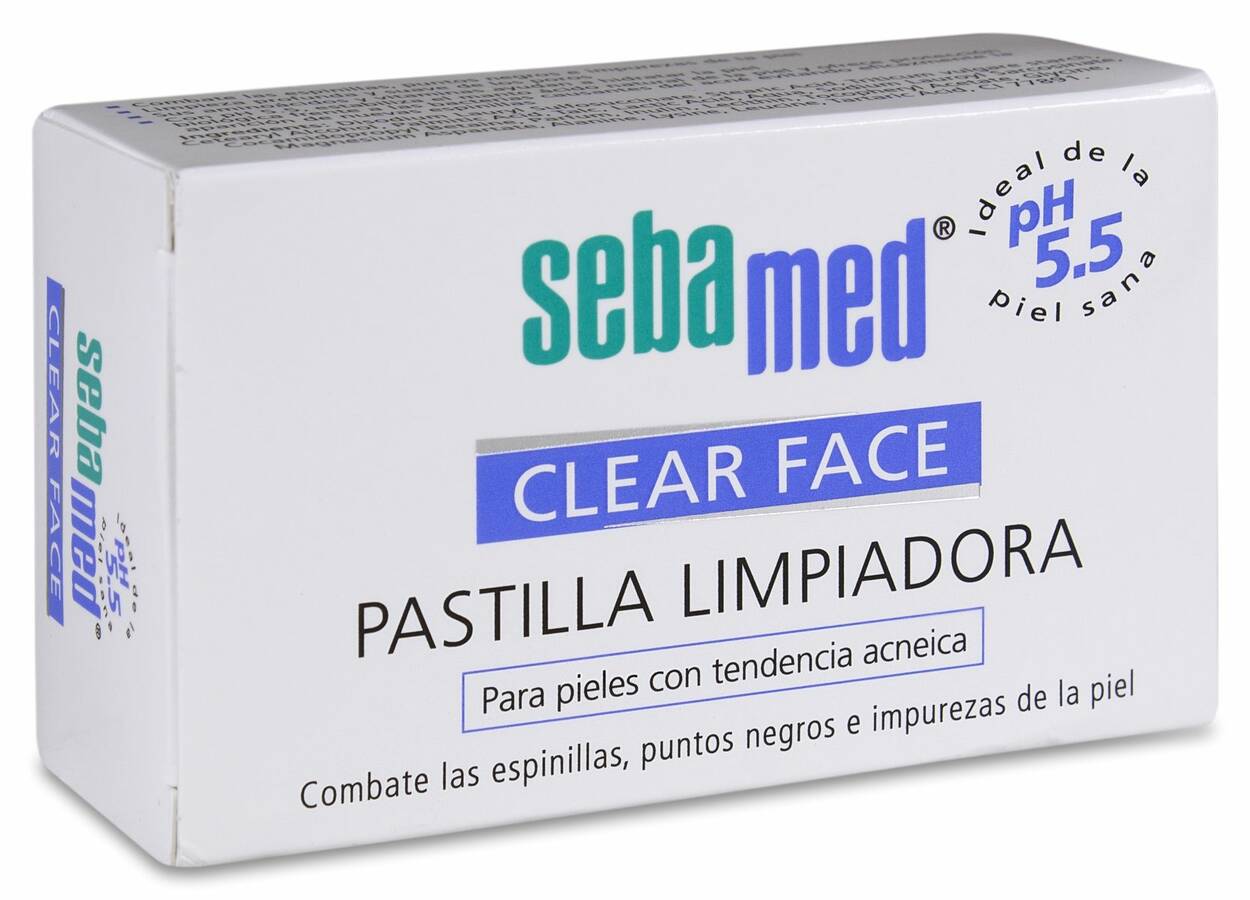 Sebamed Clear Face Limpiador en Pastilla, 100 g image number null