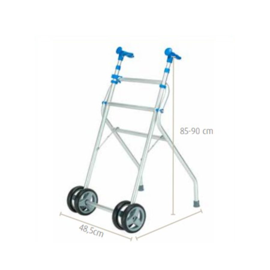 imagen de Sunrise Medical Andador Aluminio con Ruedas A137, 1 Unidad imagen n&uacute;mero undefined