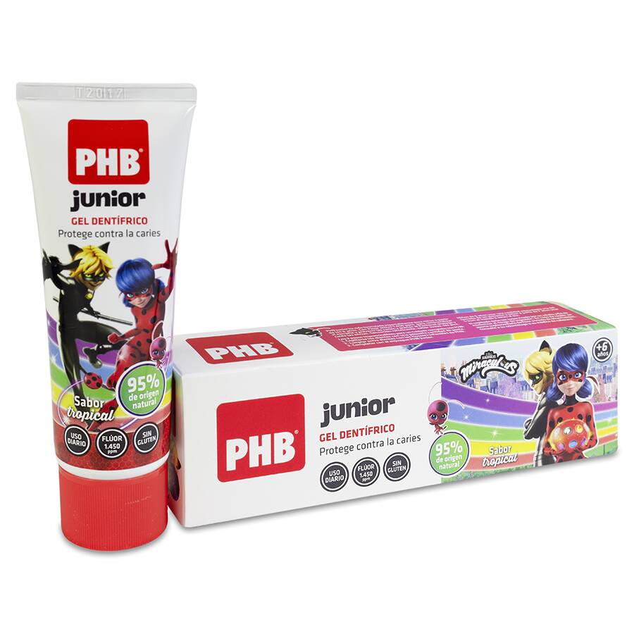 PHB Junior Pasta Dental Fresa, 50 ml image number null