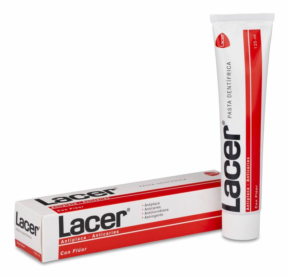 Lacer Pasta Dentífrica con Flúor, 125 ml image number null