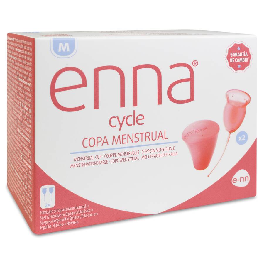 Enna Cycle Copa Menstrual Talla M, 2 Uds image number null