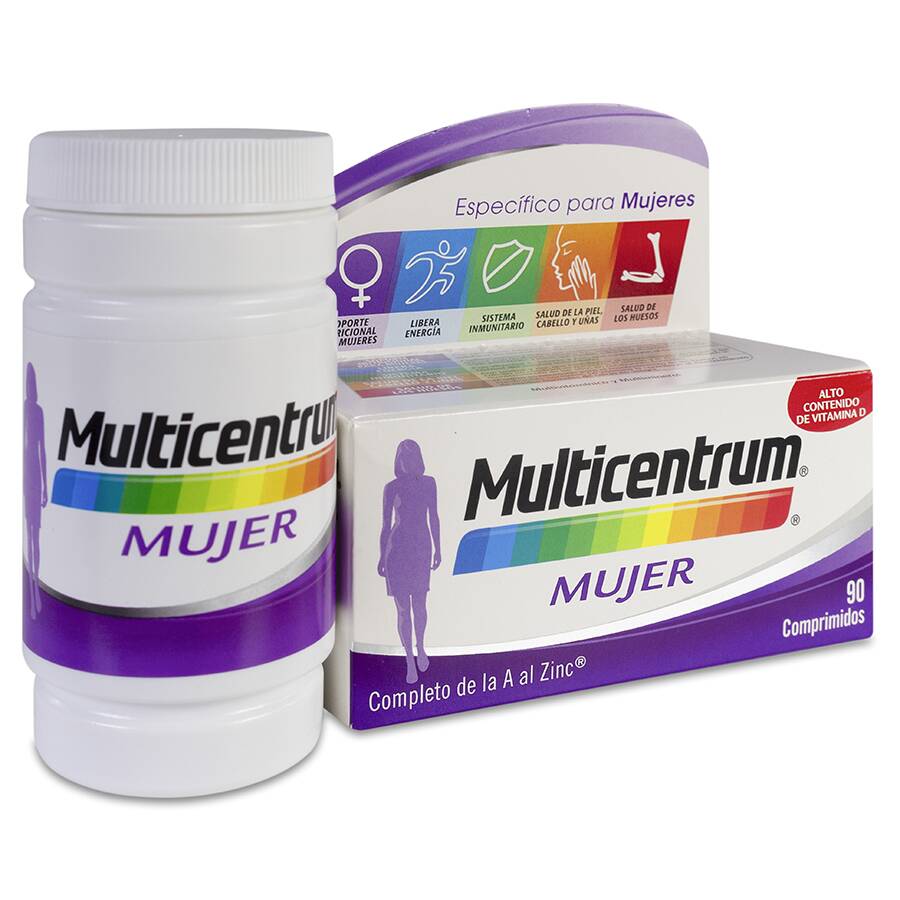 Multicentrum Mujer, 90 Comprimidos image number null