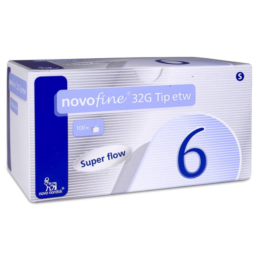 Novo Nordisk Novofine, 32 g 6 mm 100 unidades image number null
