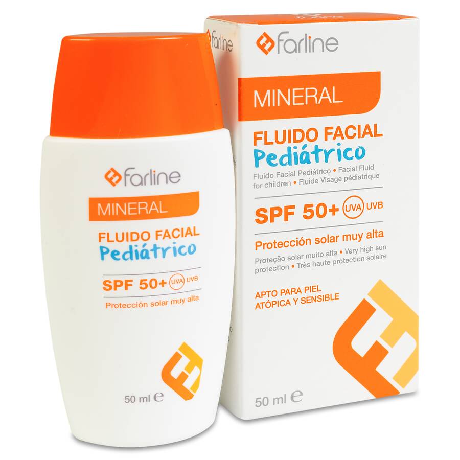 Farline Fluido Facial Pediátrico SPF 50+, 50 ml image number null