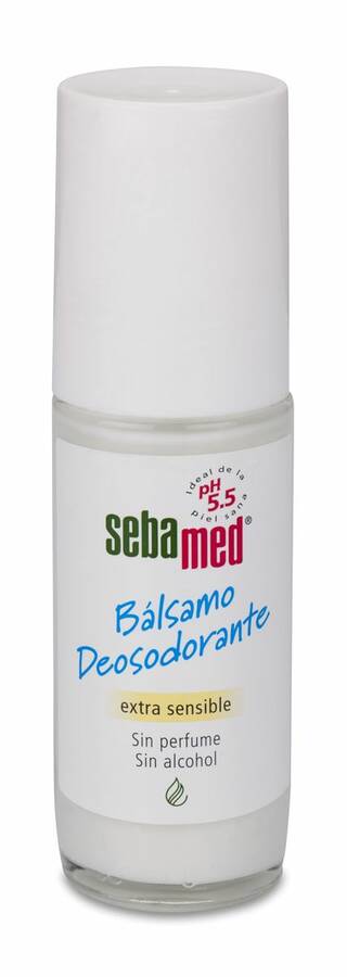 Sebamed Desodorante Bálsamo Deo Roll-On  Extra Sensible, 50 ml image number null