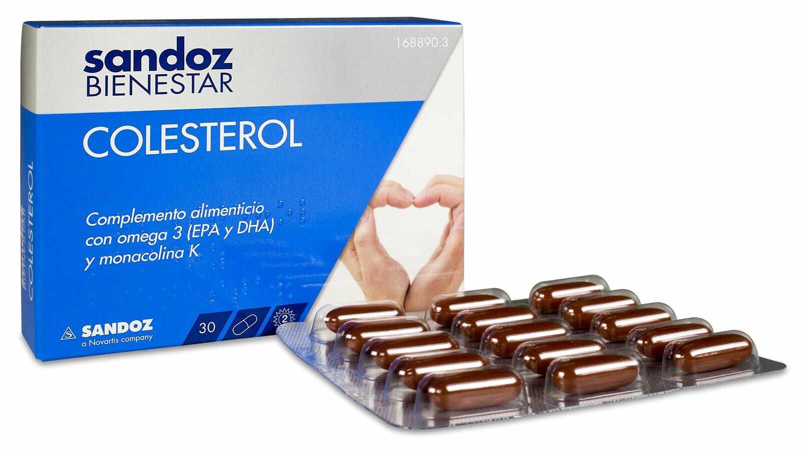 Sandoz Bienestar Colesterol, 30 Cápsulas image number null