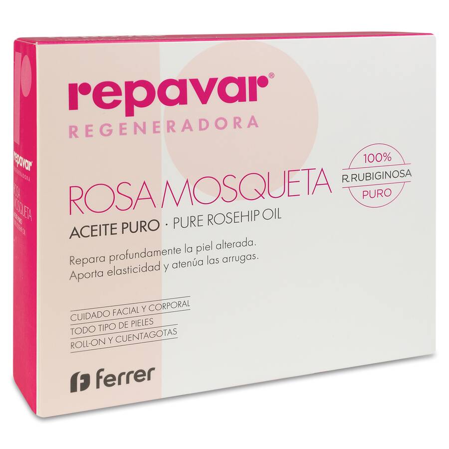 Repavar Regeneradora Aceite Puro de Rosa Mosqueta, 15 ml image number null