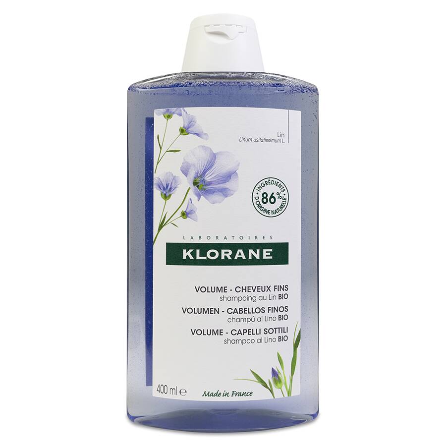 Klorane Champú a las Fibras De Lino, 400 ml image number null