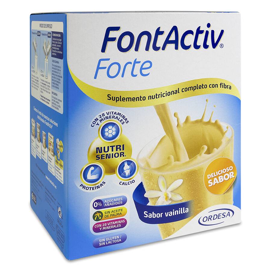 FontActiv Forte Vainilla Sobres, 14 Sobres image number null