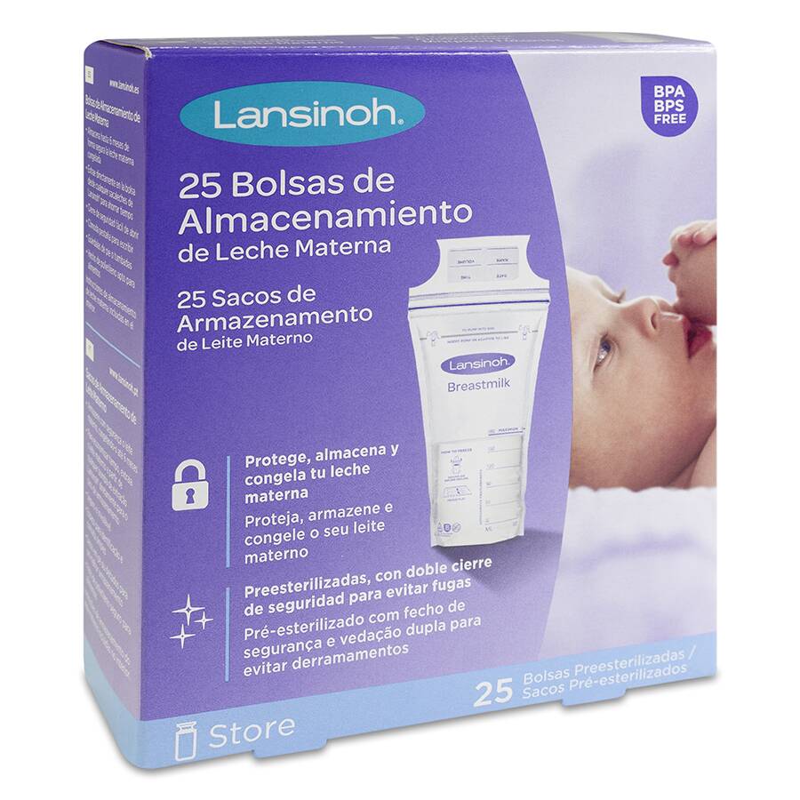 Almacenar Leche Materna Lansinoh Bolsas Leche Lansinoh Guardar