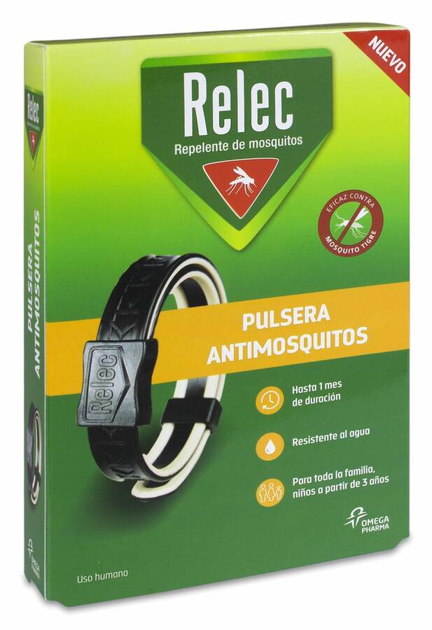 Relec Pulsera Antimosquitos Negra, 1 Ud image number null