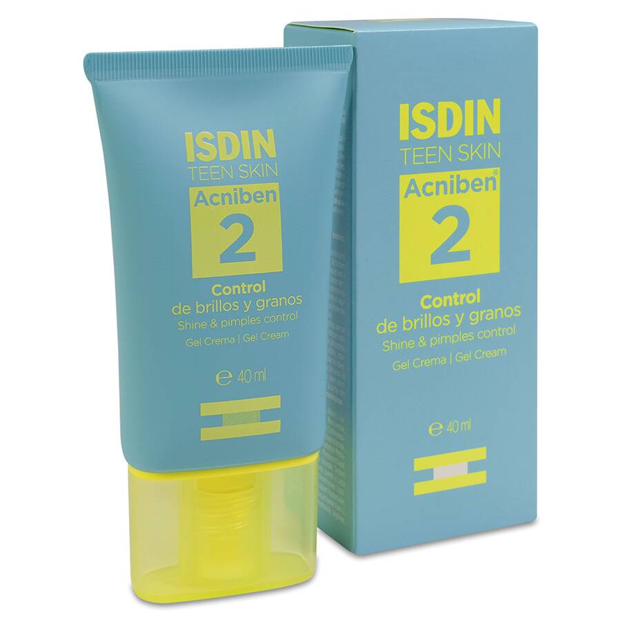 Isdin Acniben Gel-Crema Control de Brillos y Granos, 40 ml image number null