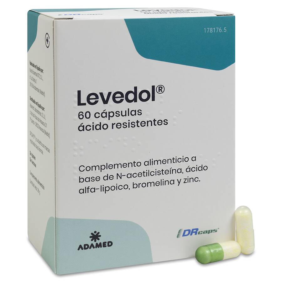 Levedol, 60 Cápsulas image number null