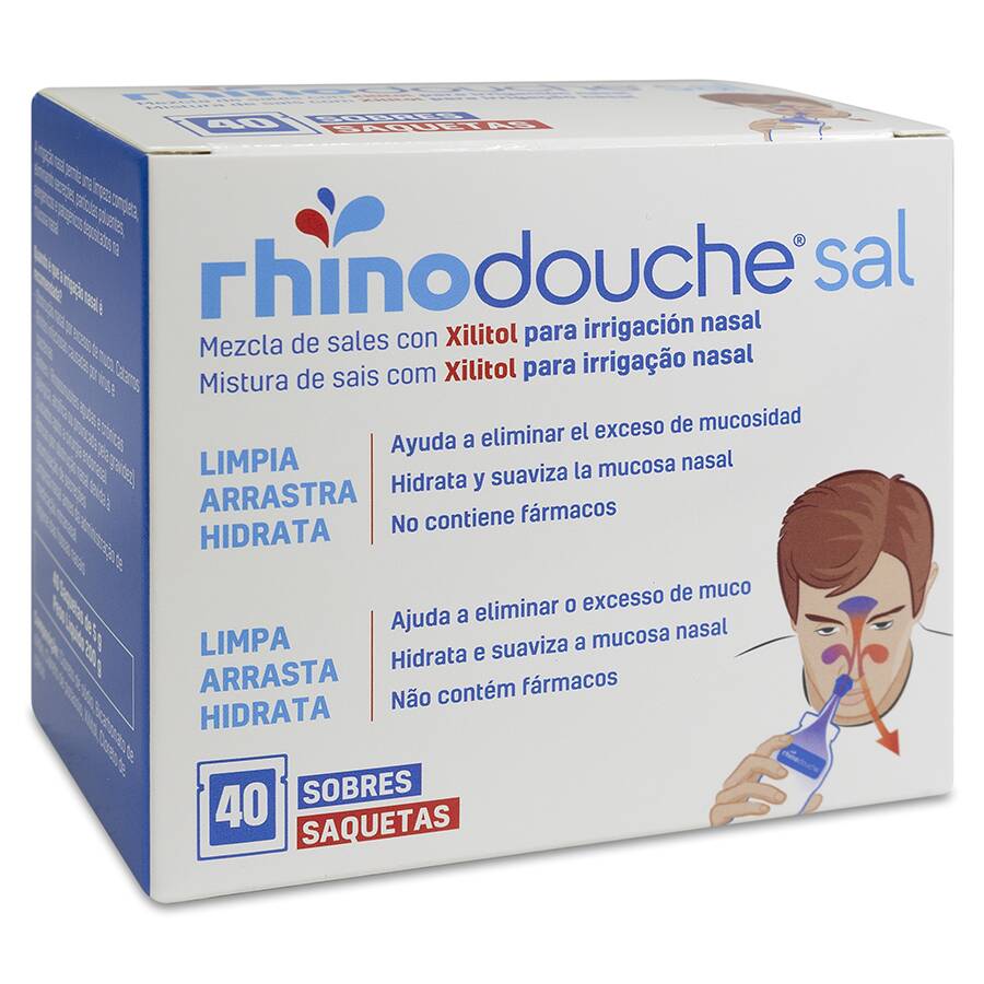 Comprar Rhinodouche Sal, 40 Sobres