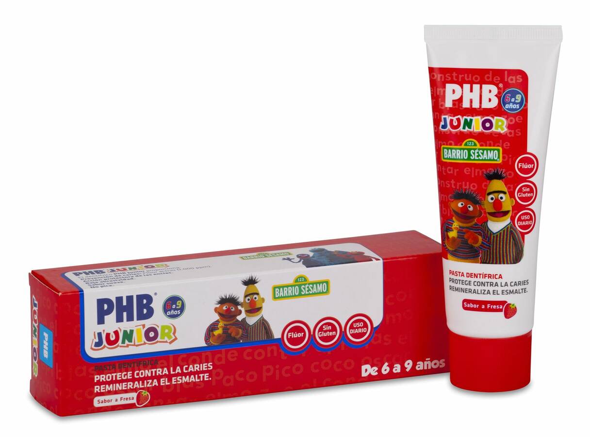 PHB Junior Pasta Dental Fresa, 50 ml image number null