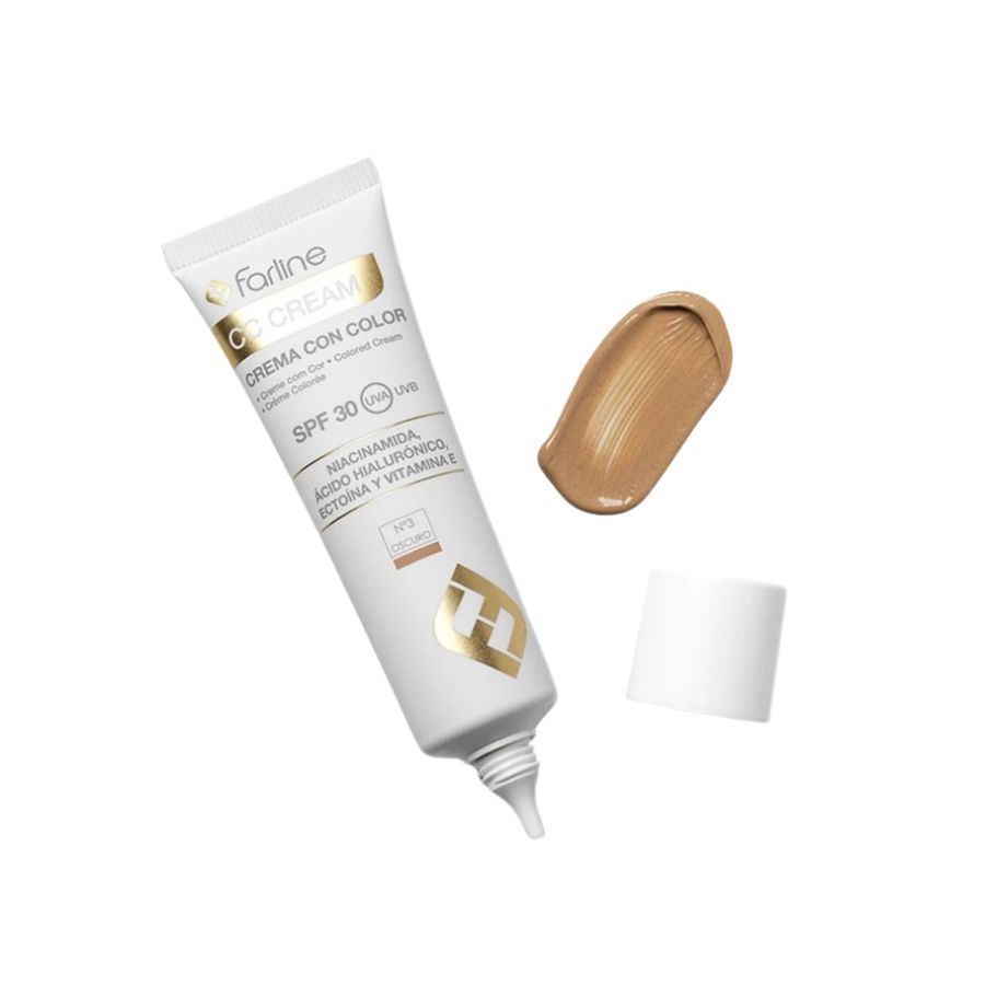 imagen de Farline Cc Cream Oscuro SPF 30, 30 ml imagen n&uacute;mero undefined