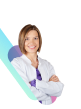 Farmac&eacute;utica sonriendo, imagen decorativa para categor&iacute;as del blog de Welnia en m&oacute;vil