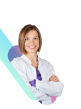 Farmac&eacute;utica sonriendo, imagen decorativa para categor&iacute;as del blog de Welnia en m&oacute;vil