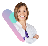 Farmac&eacute;utica sonriendo, imagen decorativa para categor&iacute;as del blog de Welnia en desktop